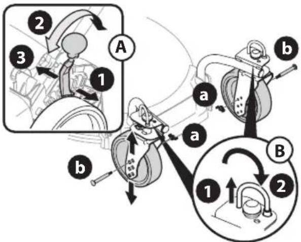 TROY-BILT TB260 XP - RUEDA TRASERA/ RUEITAS GIRATORIAS - 1