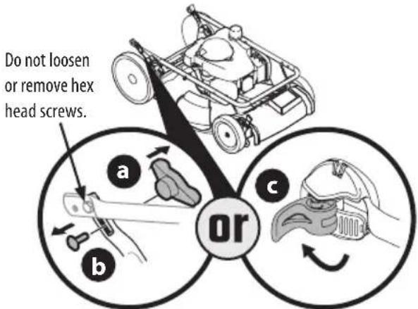 TROY-BILT TB260 XP - PULL-OUT HANDLE - 1