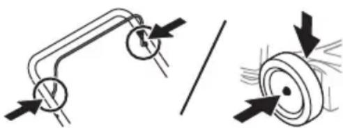 TROY-BILT TB125B - WHEELS - 1