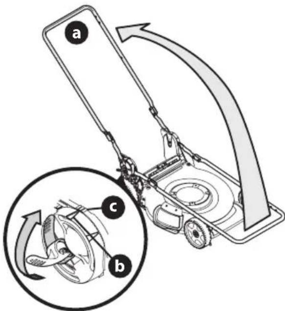 TROY-BILT TB125B - VERTICAL STORAGE HANDLE - 4