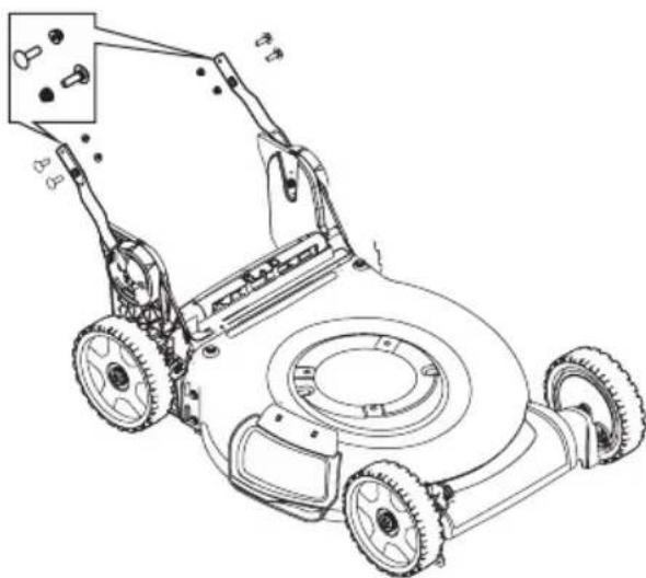 TROY-BILT TB125B - VERTICAL STORAGE HANDLE - 1