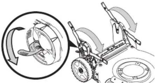 TROY-BILT TB125B - MANIJA DE ALMACENAMIENTO VERTICAL - 2