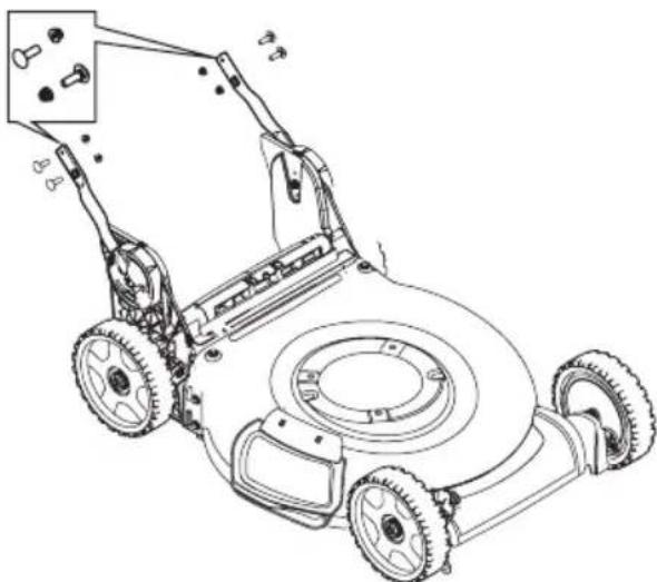 TROY-BILT TB125B - MANIJA DE ALMACENAMIENTO VERTICAL - 1