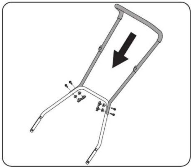 TROY-BILT TB16R - Acople de la barra de control - 2