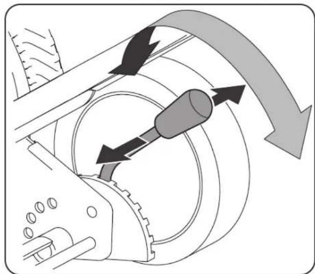 TROY-BILT TB16R - Ajuste de la.altura de corte - 1