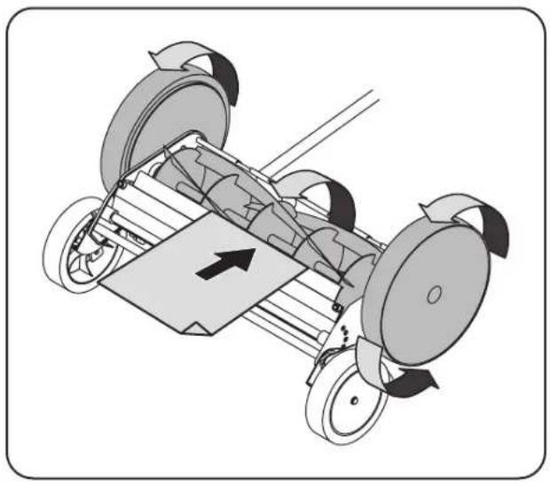 TROY-BILT TB18R - Ajuste de la separación de la cuchilla - 3