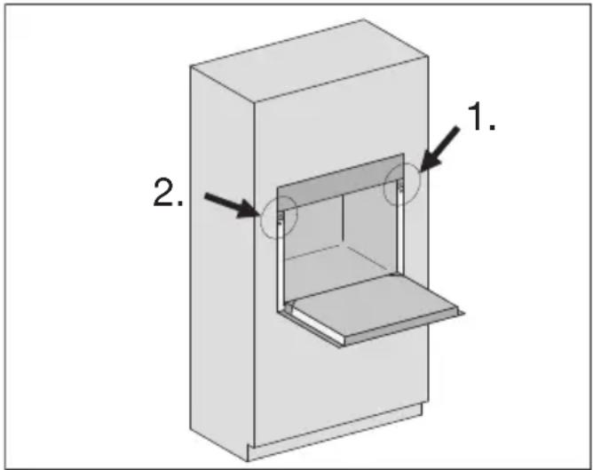 MIELE DGC 7640 AM - Fixation du four à vapeur dans l'armoire - 1