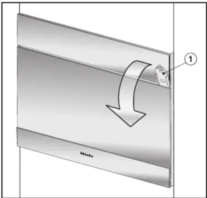 MIELE DGC 7870X - Ouverture manuelle de la porte - 3