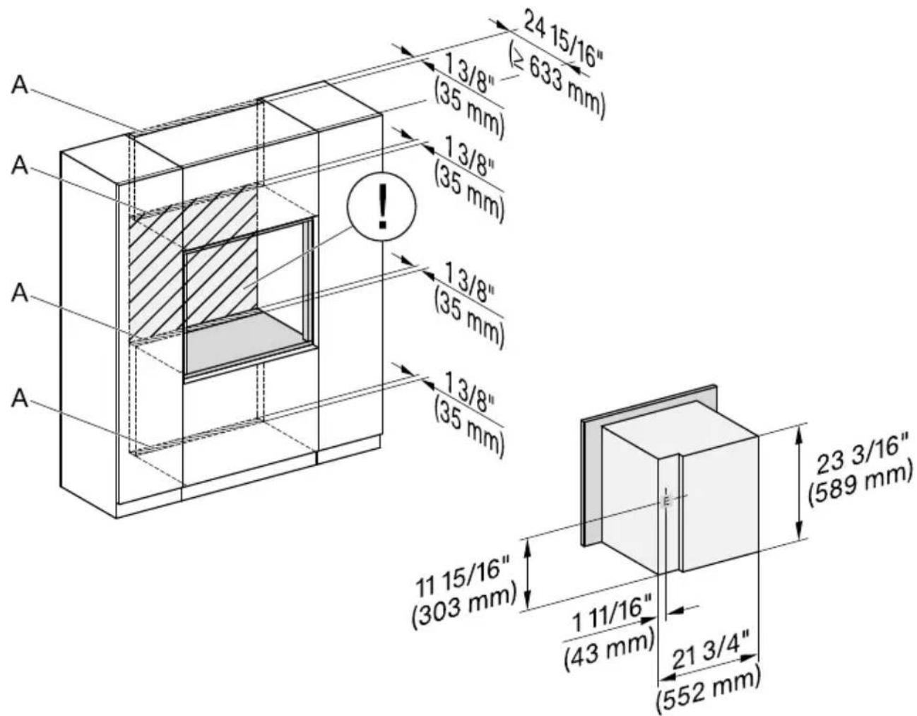 MIELE DGC 7880X - Raccordements et ventilation - 1