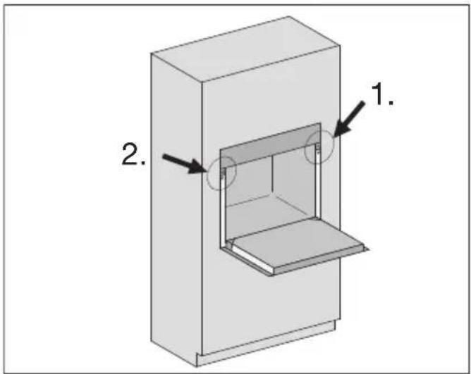MIELE DGC 7880X - Fixation du four à vapeur dans l'armoire - 1