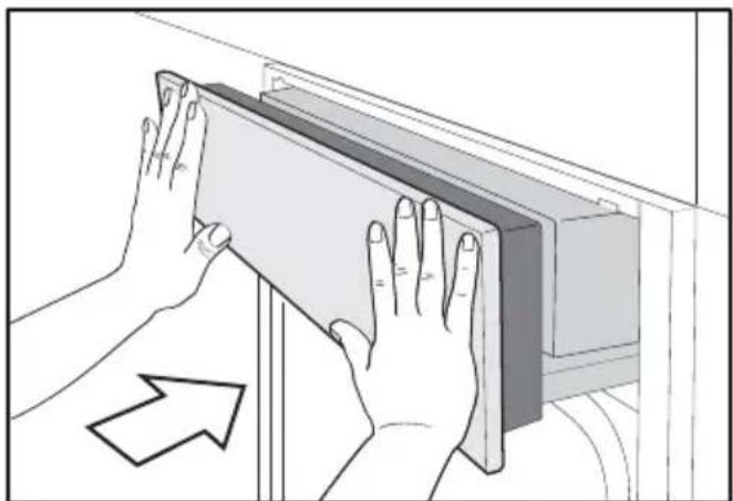 MIELE DGC 7880X - Fermeture manuelle du panneau de commande - 1