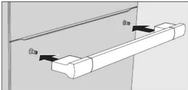 MIELE H 7640 BM AM - Fixation de la poignée (selon le modèle) - 1