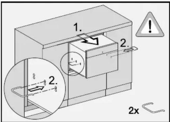 MIELE H 7640 BM AM - Retirer le four de l'armoire - 1