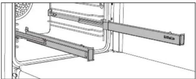 MIELE DGC 7770 - Rails coulissants télescopiques FlexiClip HFC 71 - 1