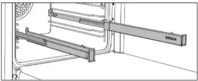 MIELE DGC 7775 - Rails coulissants téléscopiques FlexiClip HFC 71 - 1