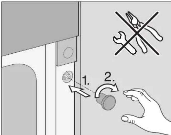 MIELE DGC 7775 - Fixation du four à vapeur dans l'armoire - 5