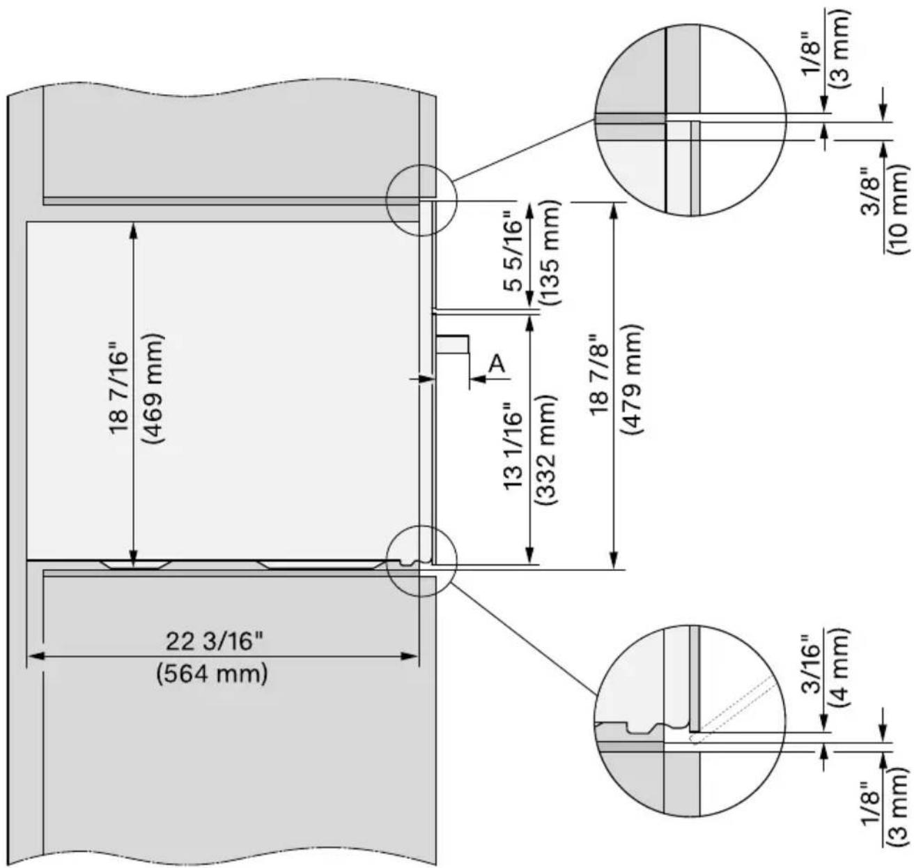 MIELE DGC 7775 - Installation dans une armoire haute - 2