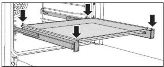 MIELE DGC 7775 - Rails coulissants téléscopiques FlexiClip HFC 71 - 2