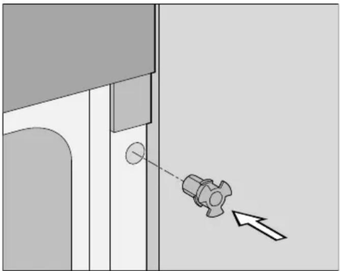 MIELE DGC 7470 - Fixation du four à vapeur dans l'armoire - 2