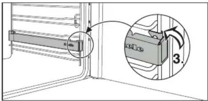 MIELE DGC 7580 - Montage et démontage des rails cou- lissants télescopiques FlexiClip - 2