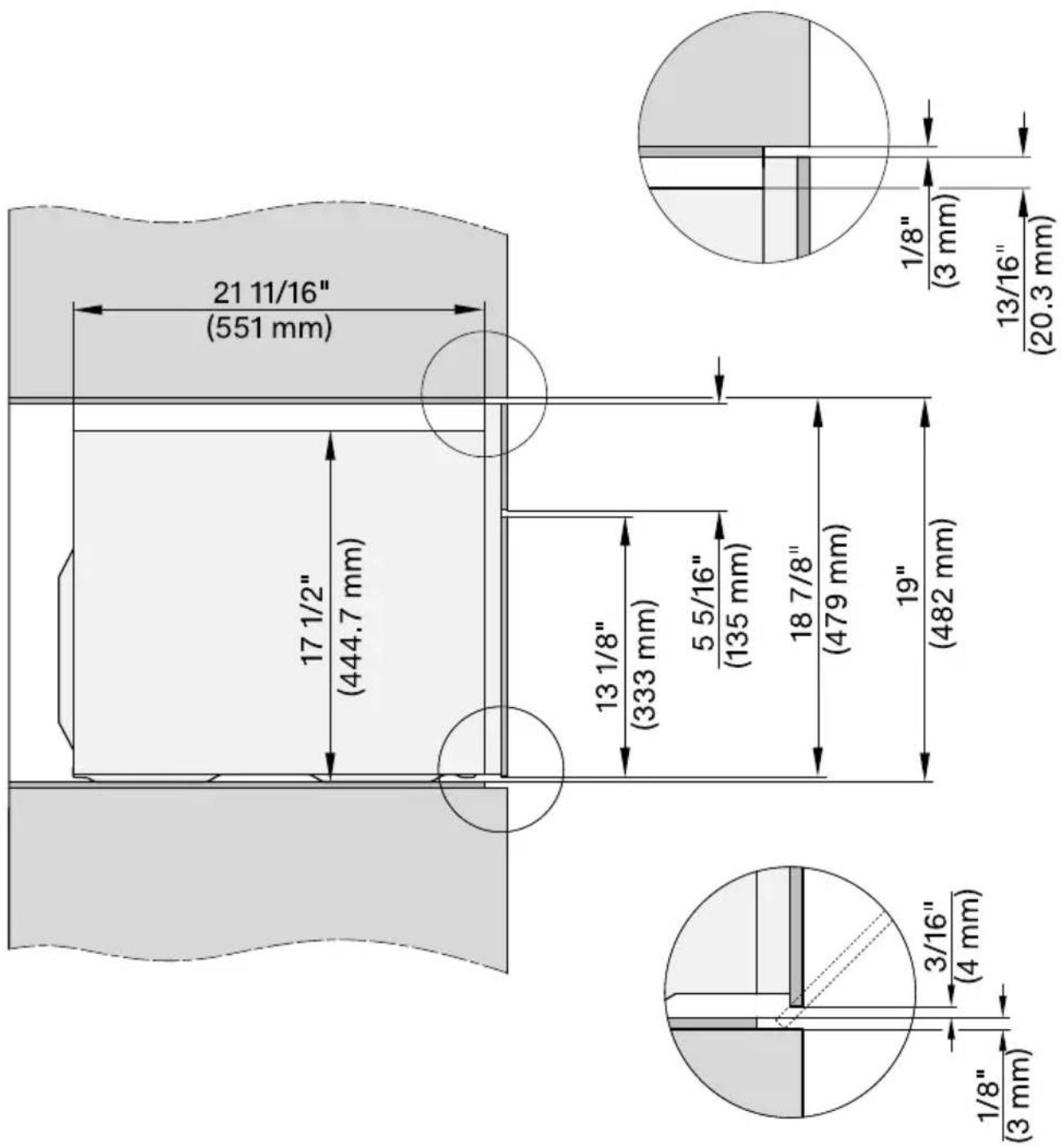 MIELE H 7870 BMX - Installation dans une armoire haute ou de base - 2