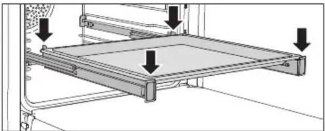 MIELE DGC 7865 AM - Rails coulissants télescopiques flexiclip HFC 71 - 2