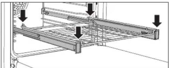 MIELE DGC 7865 AM - Rails coulissants télescopiques flexiclip HFC 71 - 3