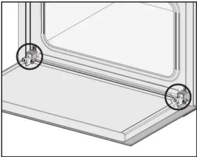 MIELE DGC 7865 AM - Démontage de la porte du four - 2