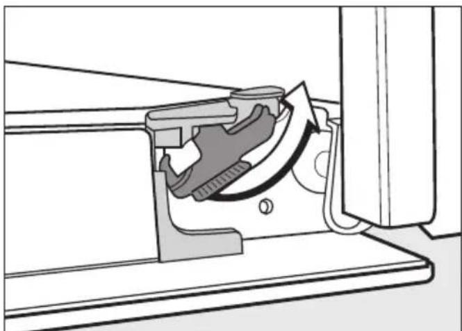 MIELE H 7180 BP - Démontage de la porte du four - 2