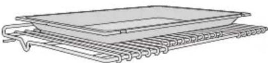 MIELE H 7180 BP - Plat universel et grille de cuisson avec butées de sécurité antibasculement - 4