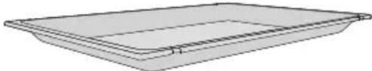 MIELE H 7180 BP - Plat universel et grille de cuisson avec butées de sécurité antibasculement - 1