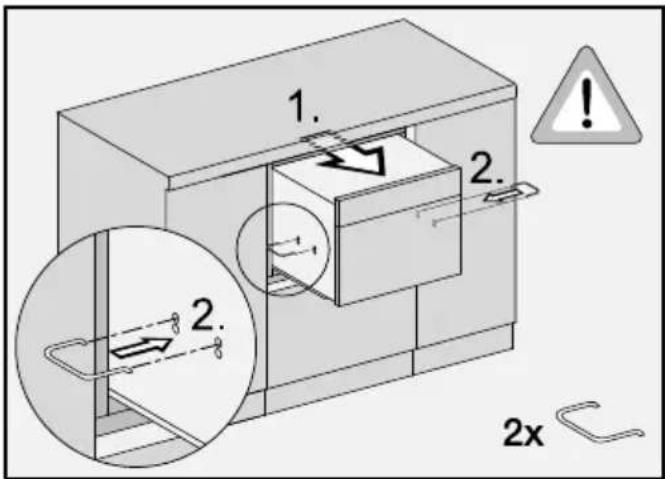 MIELE H 7180 BP - Retirer le four de l'armoire - 1