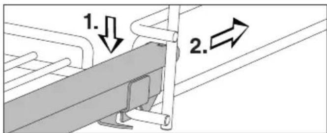 MIELE H 7780 BP2 - Installer et remodeler les rails entierement t'électropiques avec la grille de cuisson - 1