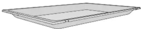 MIELE H 7780 BP2 - Plat universel et grille de cuisson avec butées de sécurité antibasculement - 1