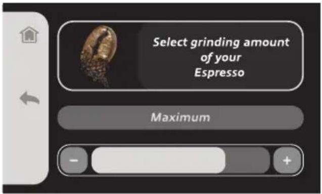 ARIETE 1312 - Configuración de la cantidad de café molido - 1