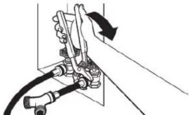 WHIRLPOOL WED5605MW - Tighten couplings - 1