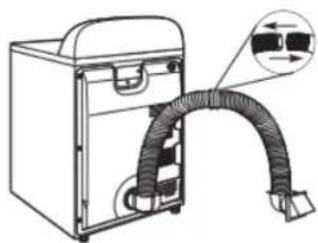 WHIRLPOOL WED5605MW - Alternate installations for close clearances - 1