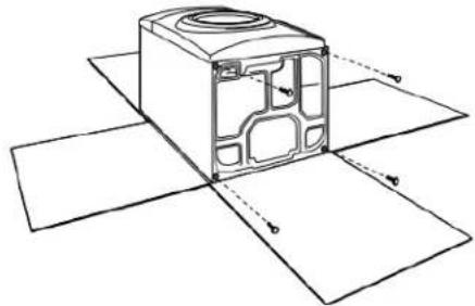 WHIRLPOOL WED5605MW - Prepare dryer for leveling legs - 1