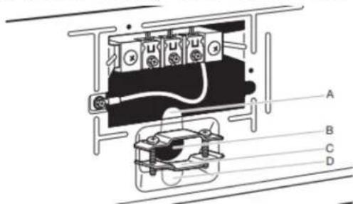 WHIRLPOOL WGD5605MC - Attach power supply cord strain relief - 1