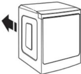 WHIRLPOOL WGD5605MC - Move dryer to final location - 1