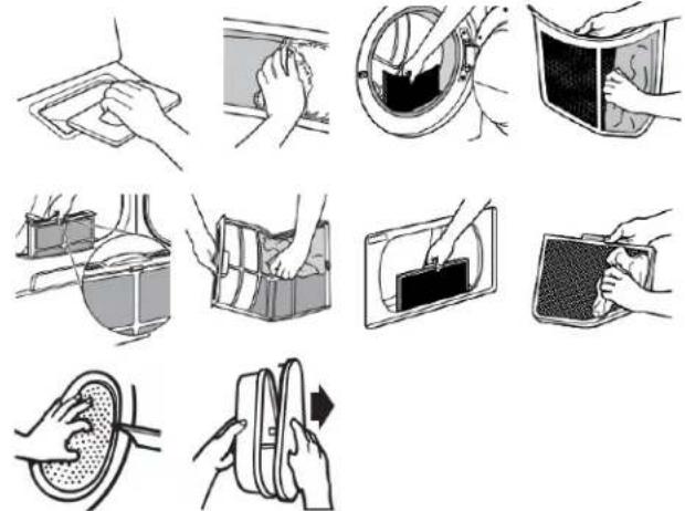 WHIRLPOOL WGD5605MC - Cleaning the Lint Screen - 1