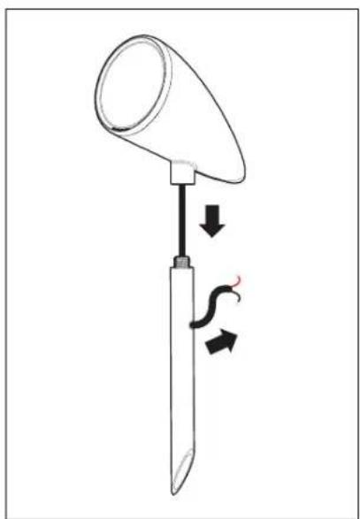 Martin Logan Outdoor Living Foundation 8.1 - Fixation et installation d'un piquet de terre au haut-parleur - 1