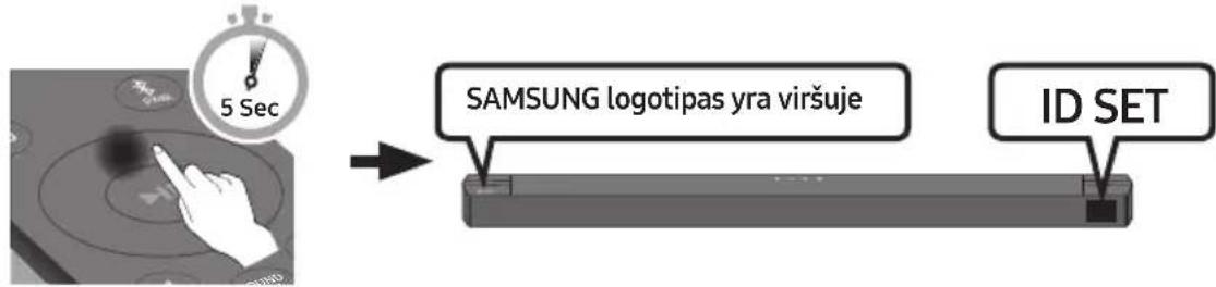 SAMSUNG HWB650 - „SWA-9100S“ (parduodama atskirai) prijungimas prie „Soundbar“ - 3