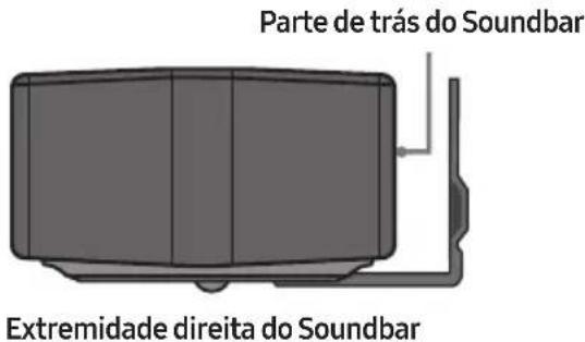 SAMSUNG HWB650 - Coloque o Guia de suporte de parede encostado à superfície da parede. - 6