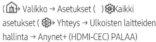 SAMSUNG HWB650 - Jos televisiota ei ole kytketty HDMI TO TV (ARC) -liitännällä. - 1