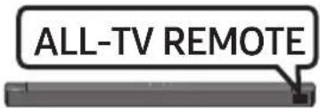 SAMSUNG HWB650 - „Soundbar“ garsumo reguliavimas televizoriaus nuotolinio valdymo pultu - 9