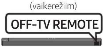 SAMSUNG HWB650 - Soundbari helitugevuse reguleerimine teleri kaugjuhtimispuldiga - 3