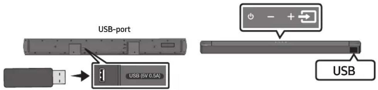 SAMSUNG HWB650 - ANSLUTA EN USB-LAGRINGSENHET - 1