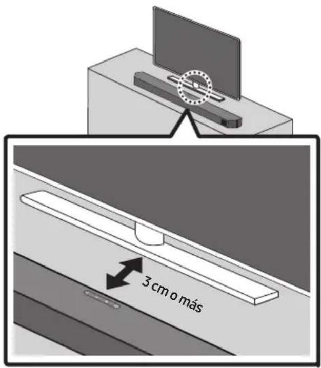 SAMSUNG HWQ60B - INSTALACIÓN DE LA SOUNDBAR DELANTE DEL TELEVISOR - 1