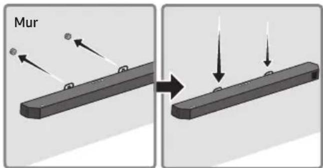 SAMSUNG HWQ60B - Composants de fixation au mur - 10